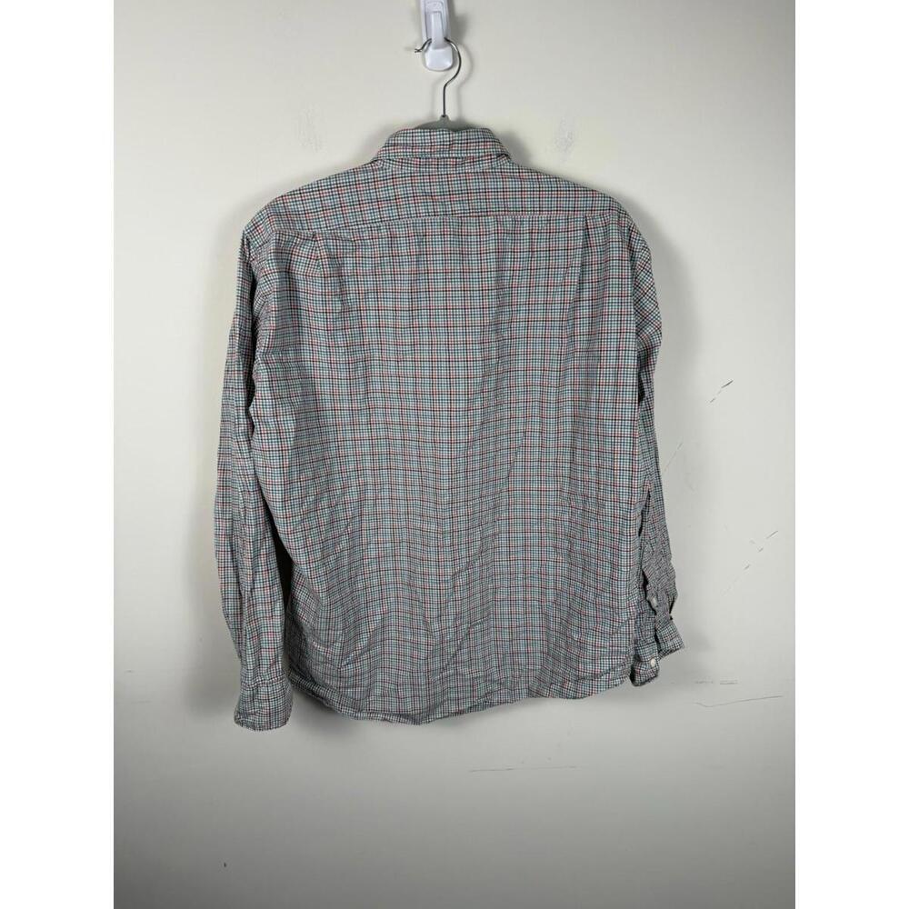 Sid Mashburn Shirt Large Long Sleeve Button Up Multicolor Check Cotton - Picture 3 of 5